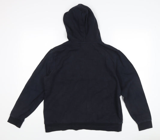 Mens UK Size M Marks and Spencer Black Pullover Hoodie