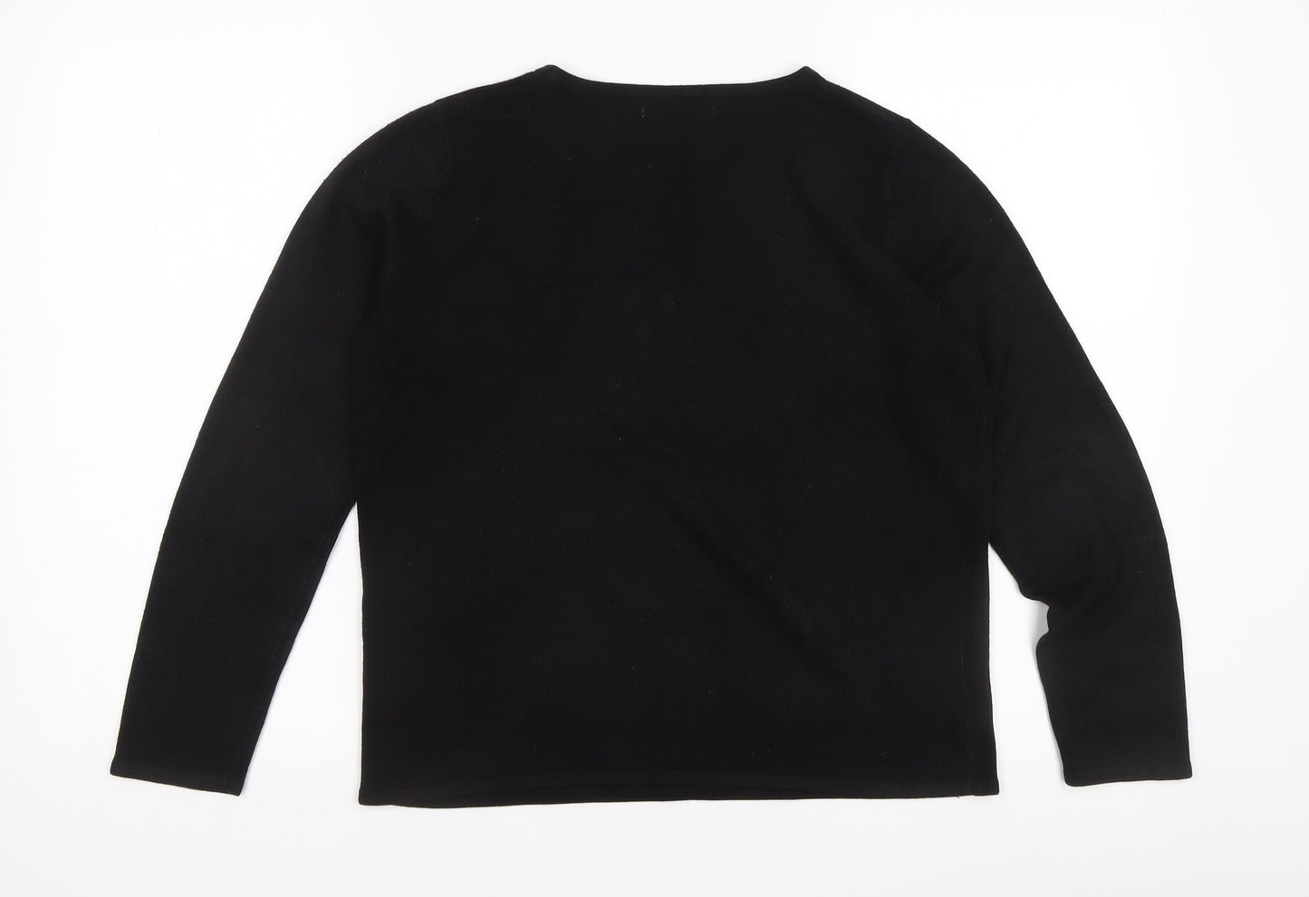 Womens UK Size S Bonmarché Black Pullover Jumper