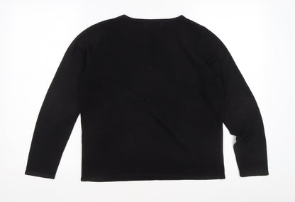 Womens UK Size S Bonmarché Black Pullover Jumper