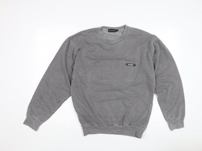 PrettyLittleThing Women’s Grey Knit Pullover Sweatshirt Size S