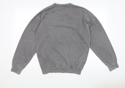 PrettyLittleThing Women’s Grey Knit Pullover Sweatshirt Size S