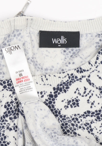 Womens UK Size M Wallis Blue Pullover Jumper