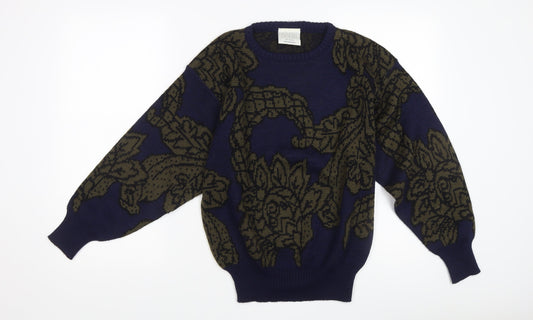 Country Casuals Women's Blue Wool Pullover Jumper M