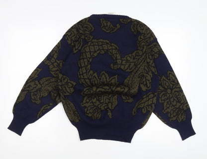 Country Casuals Women's Blue Wool Pullover Jumper M