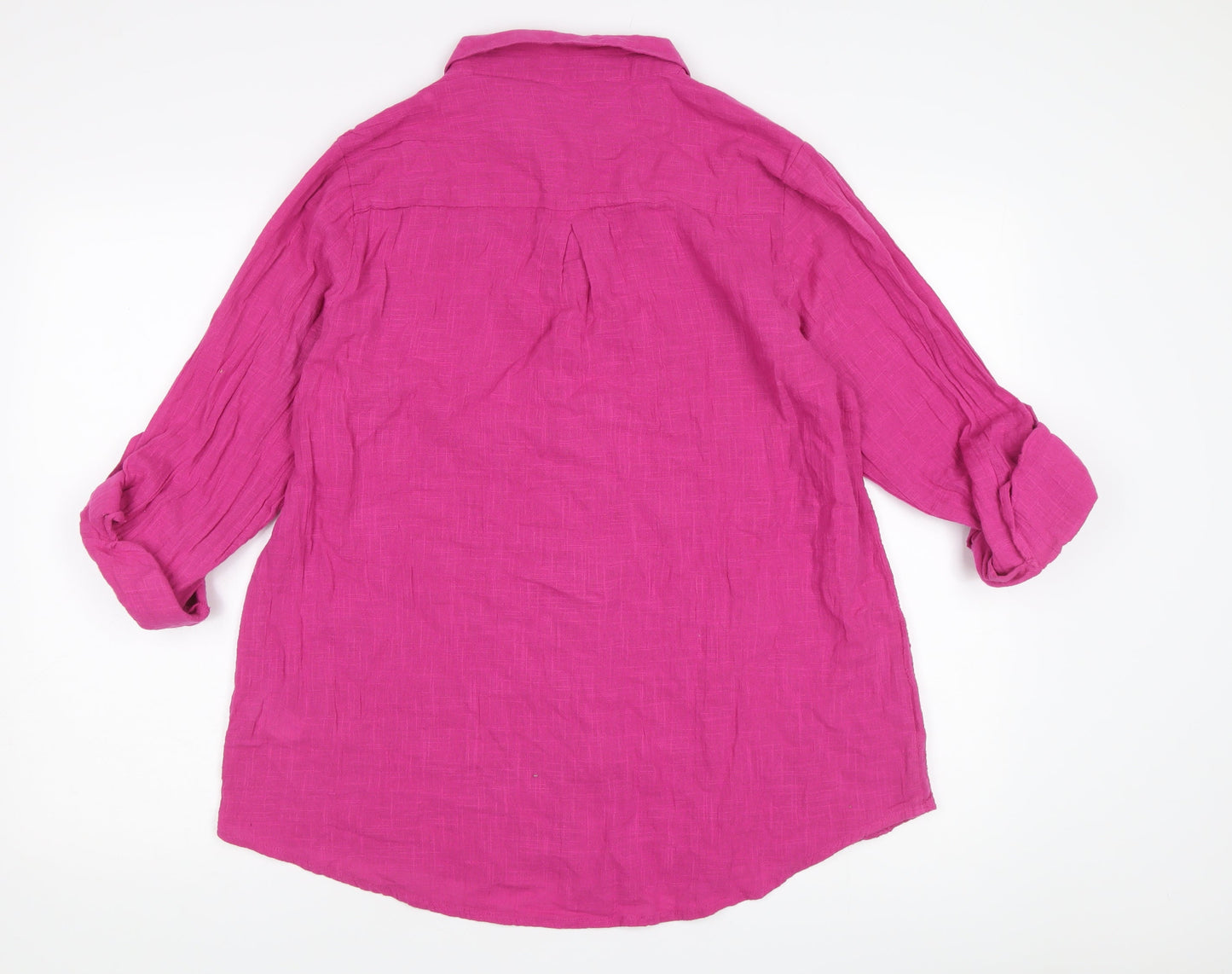 Womens UK Size L Mitzy Pink  Button-Up