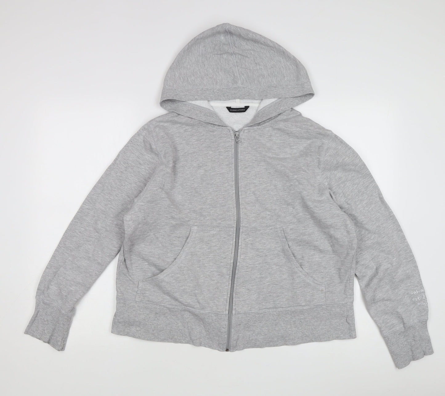 Grey Women's Full Zip Hoodie - Size Regular, Casual Comfort