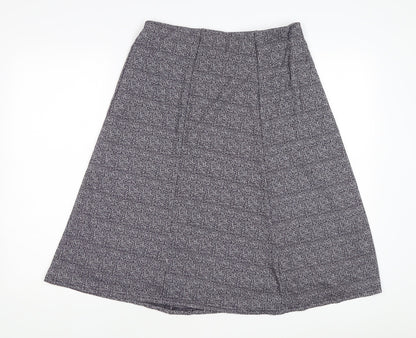 Honor Millburn Women's Grey A-Line Skirt Size 12