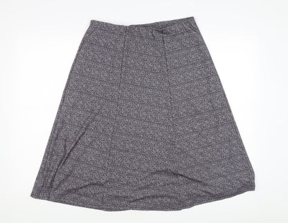 Honor Millburn Women's Grey A-Line Skirt Size 12