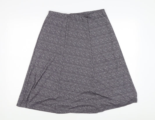 Honor Millburn Women's Grey A-Line Skirt Size 12