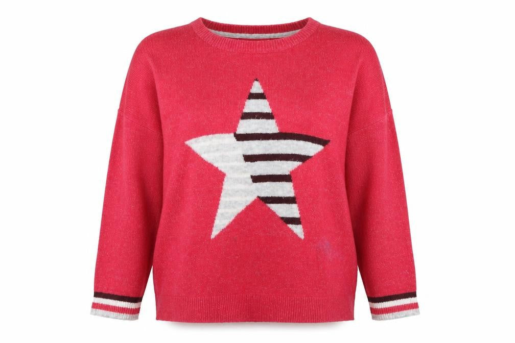 Womens UK Size L NEXT Red Jumper Jumper