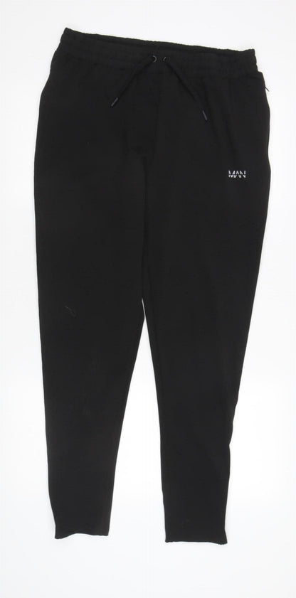 MAN Active Men's Black Joggers L - Athletic Fit