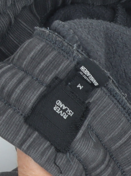 River Island Men's Grey Sweatpants M Casual Comfort