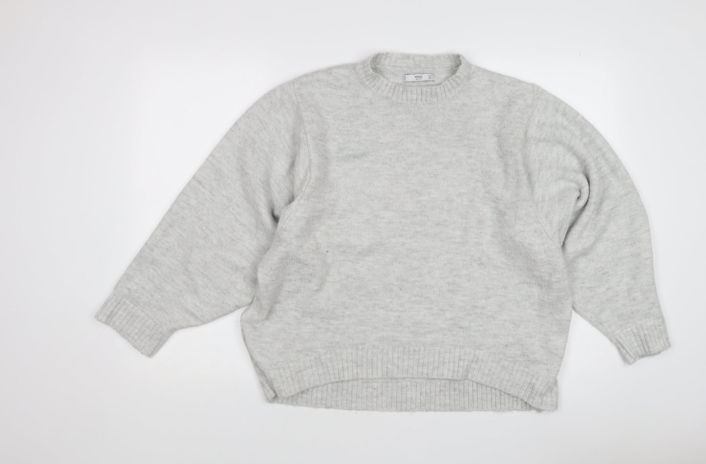 Womens UK Size 12 MNG Basics Grey Pullover Jumper
