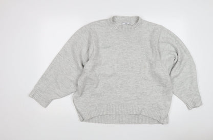 Womens UK Size 12 MNG Basics Grey Pullover Jumper