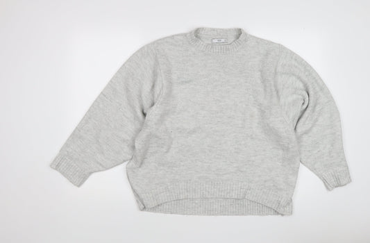 Womens UK Size 12 MNG Basics Grey Pullover Jumper