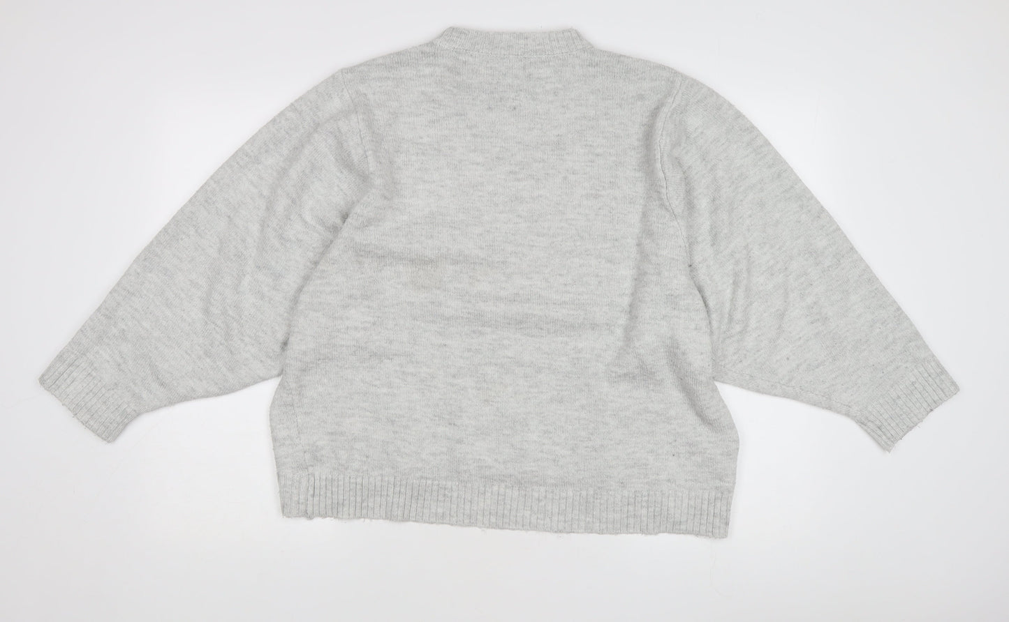 Womens UK Size 12 MNG Basics Grey Pullover Jumper