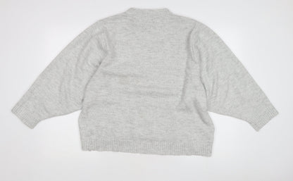 Womens UK Size 12 MNG Basics Grey Pullover Jumper