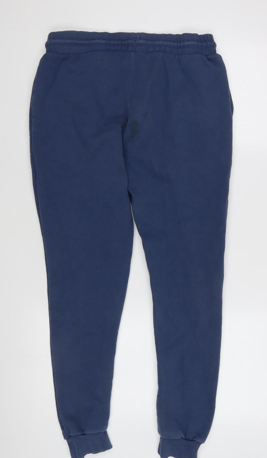 River Island Men's Blue Joggers, Size M, Casual Style