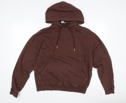 Womens UK Size XS ASOS DESIGN Brown Pullover Hoodie