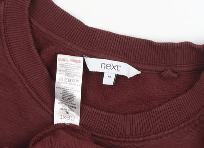 Womens UK Size XL NEXT Red Pullover Sweatshirt