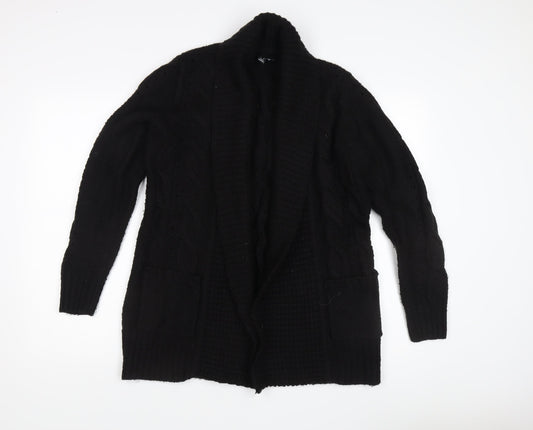 Womens UK Size S New Look Black Cardigan Jumper