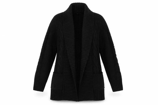 Womens UK Size S New Look Black Cardigan Jumper