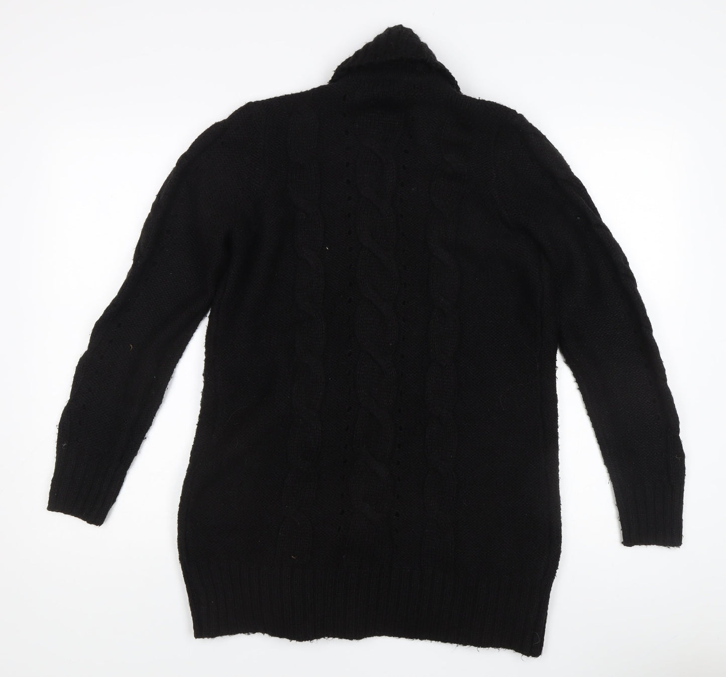 Womens UK Size S New Look Black Cardigan Jumper
