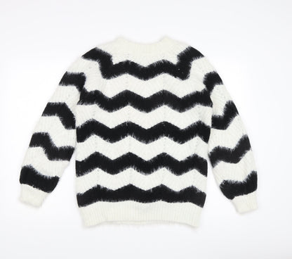 Womens UK Size 12 Simply Be Multicoloured Pullover Jumper