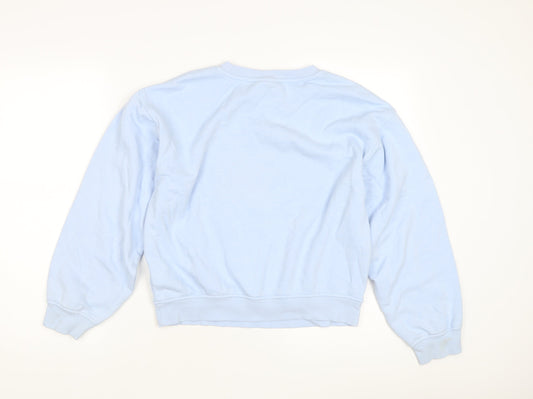 H&M Women's Blue Sweatshirt, 2XS, Casual Pullover