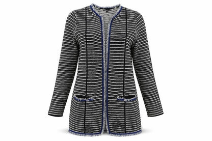 Womens UK Size M Warehouse Black Cardigan Jumper