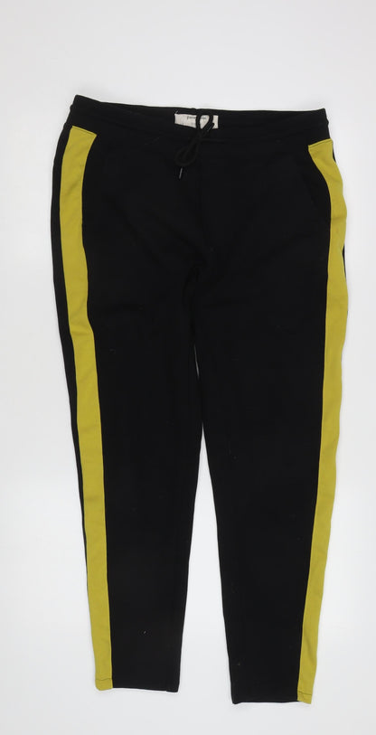 Stradivarius Men's Black Jogger Trousers M