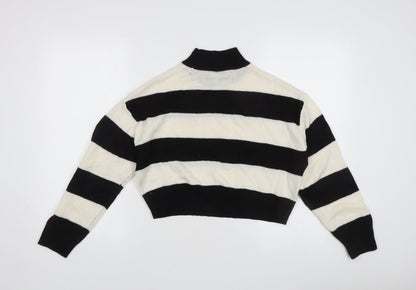 Womens UK Size 10 Divided Black Pullover Jumper