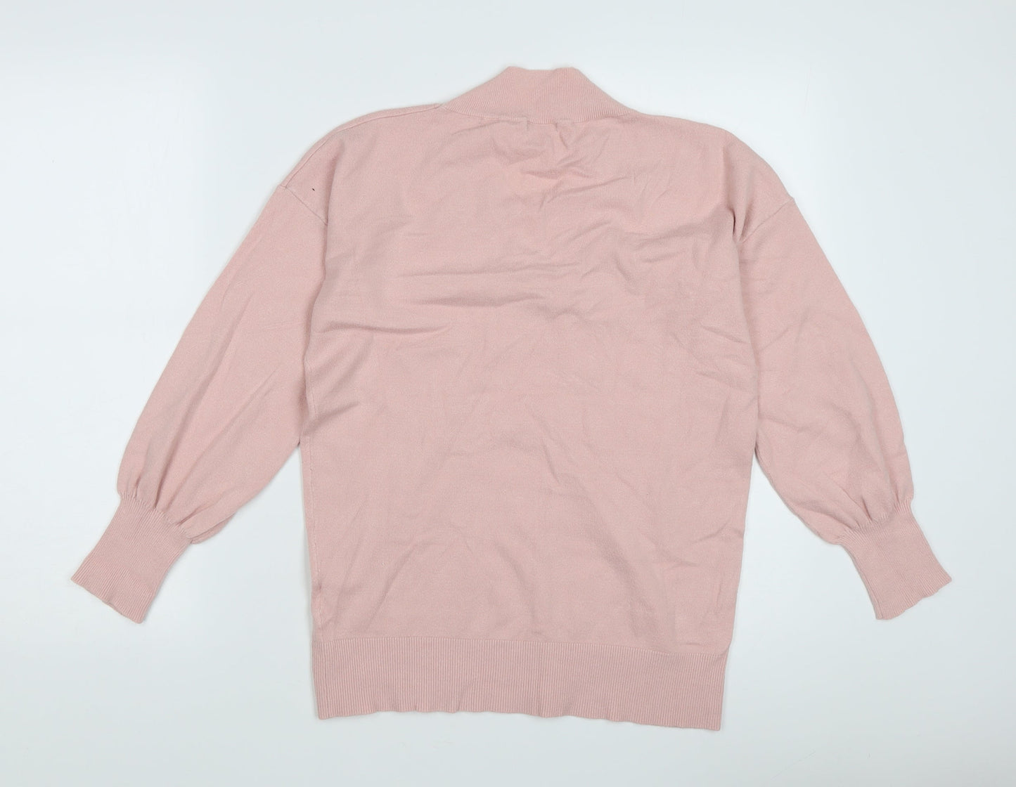 Womens UK Size 12 Roman Pink Pullover Jumper