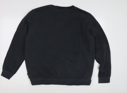 Mens UK Size M PUMA Black Pullover Sweatshirt