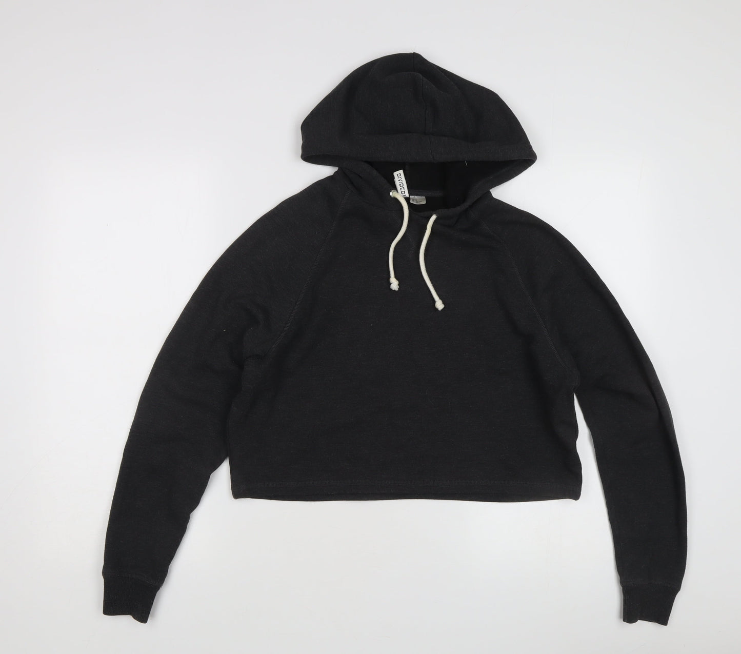 H&M Women's Black Hoodie Pullover, Size S, Casual Wear