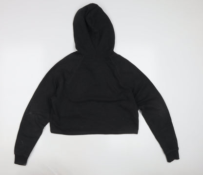 H&M Women's Black Hoodie Pullover, Size S, Casual Wear