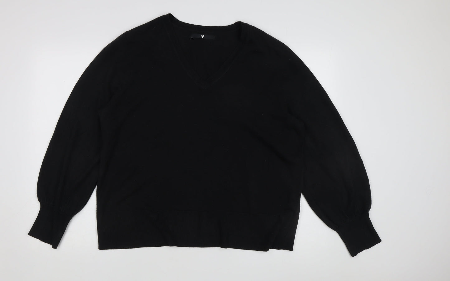 Womens UK Size 20 Very Black Pullover Jumper