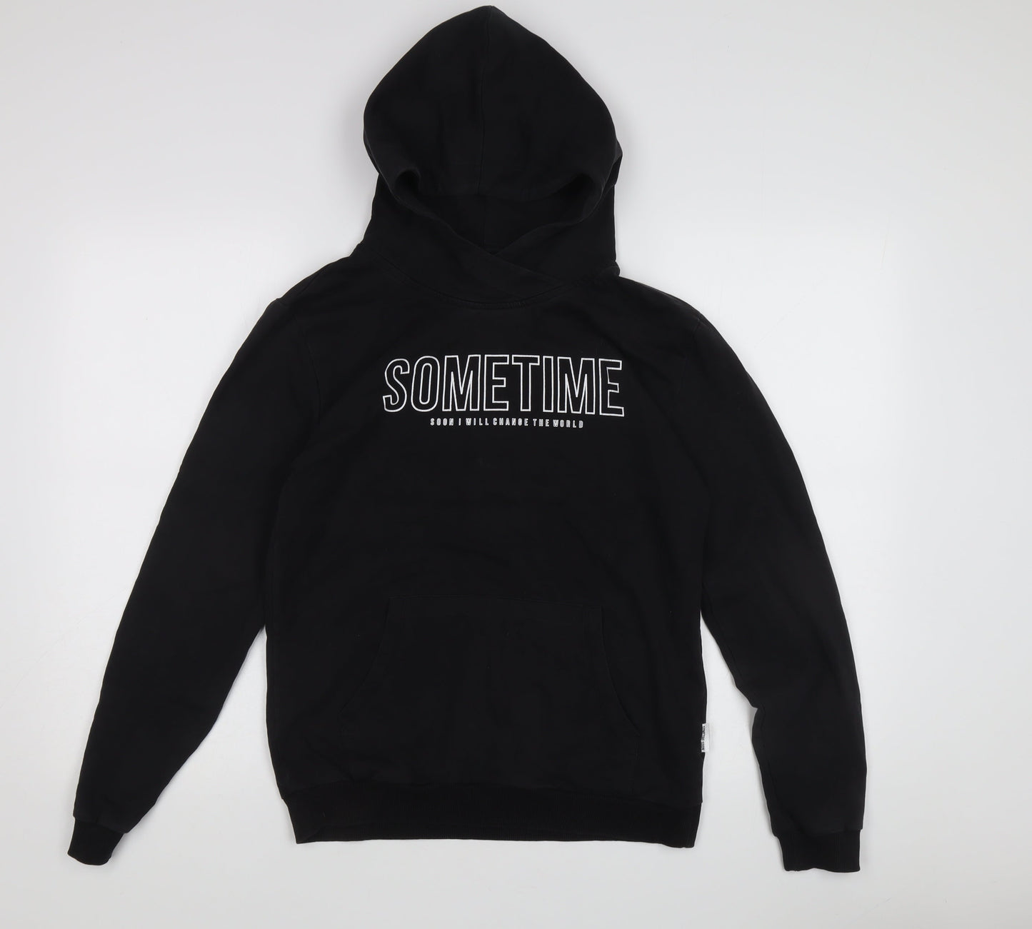 Sometime Soon Men’s Black Pullover Hoodie