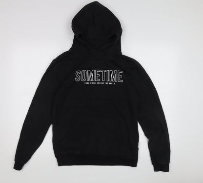 Sometime Soon Men’s Black Pullover Hoodie