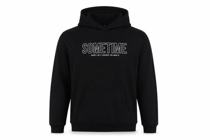 Sometime Soon Men’s Black Pullover Hoodie
