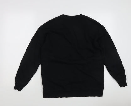 Womens UK Size 8 ASOS Black Pullover Sweatshirt