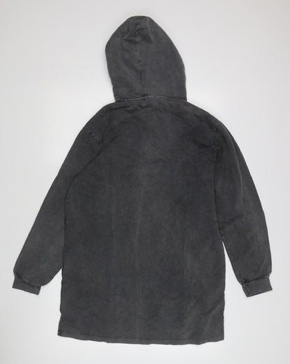 Nasty Gal Grey Women's Size 8 Cotton Pullover Hoodie
