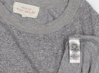 Next Grey Womens Pullover Sweatshirt Size 14