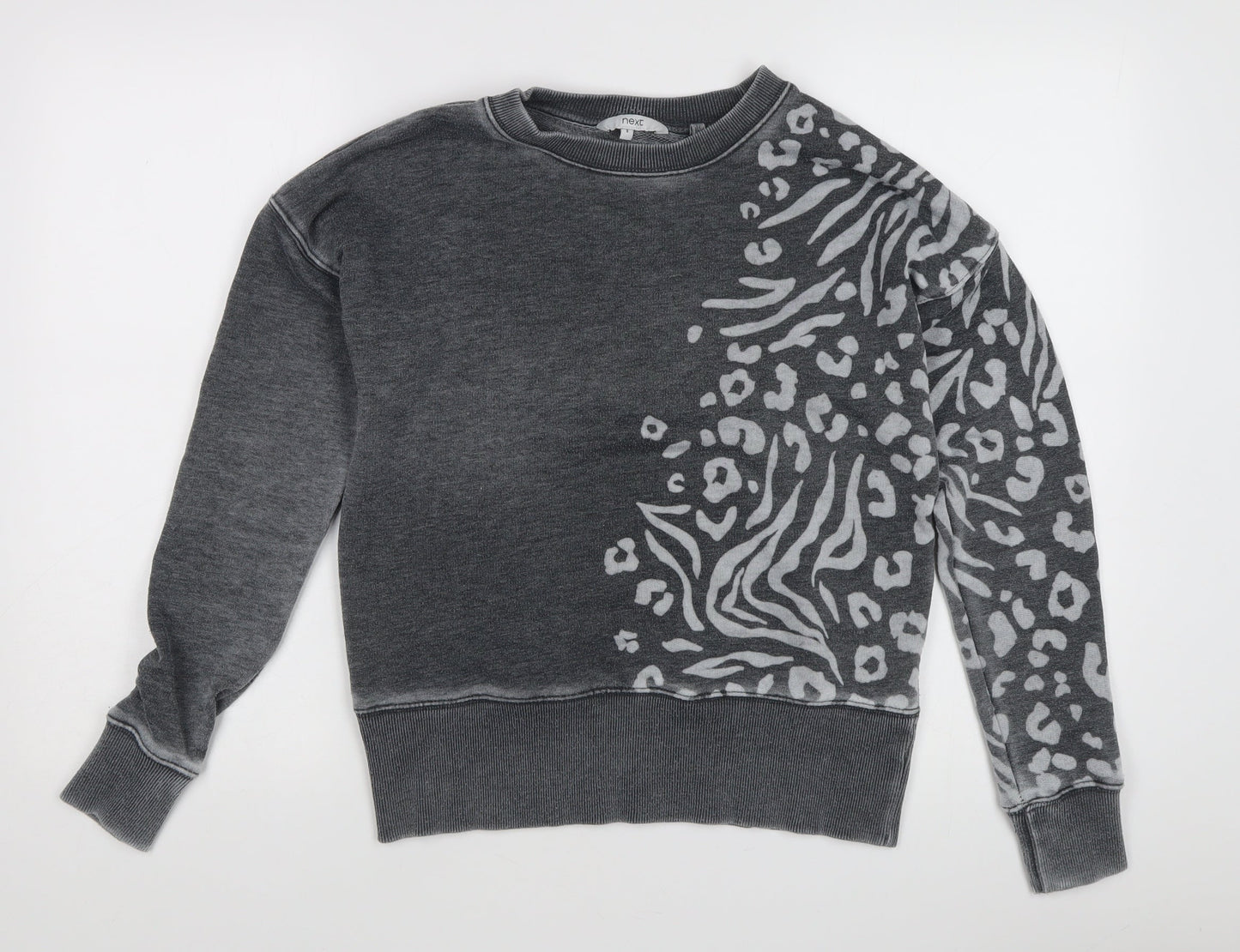 Womens UK Size S NEXT Grey Pullover Sweatshirt
