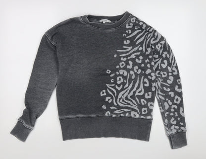 Womens UK Size S NEXT Grey Pullover Sweatshirt