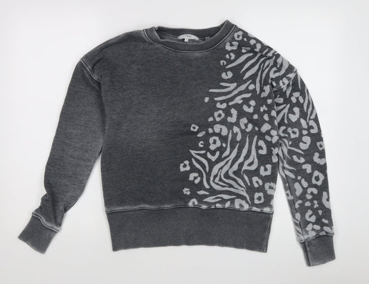 Womens UK Size S NEXT Grey Pullover Sweatshirt