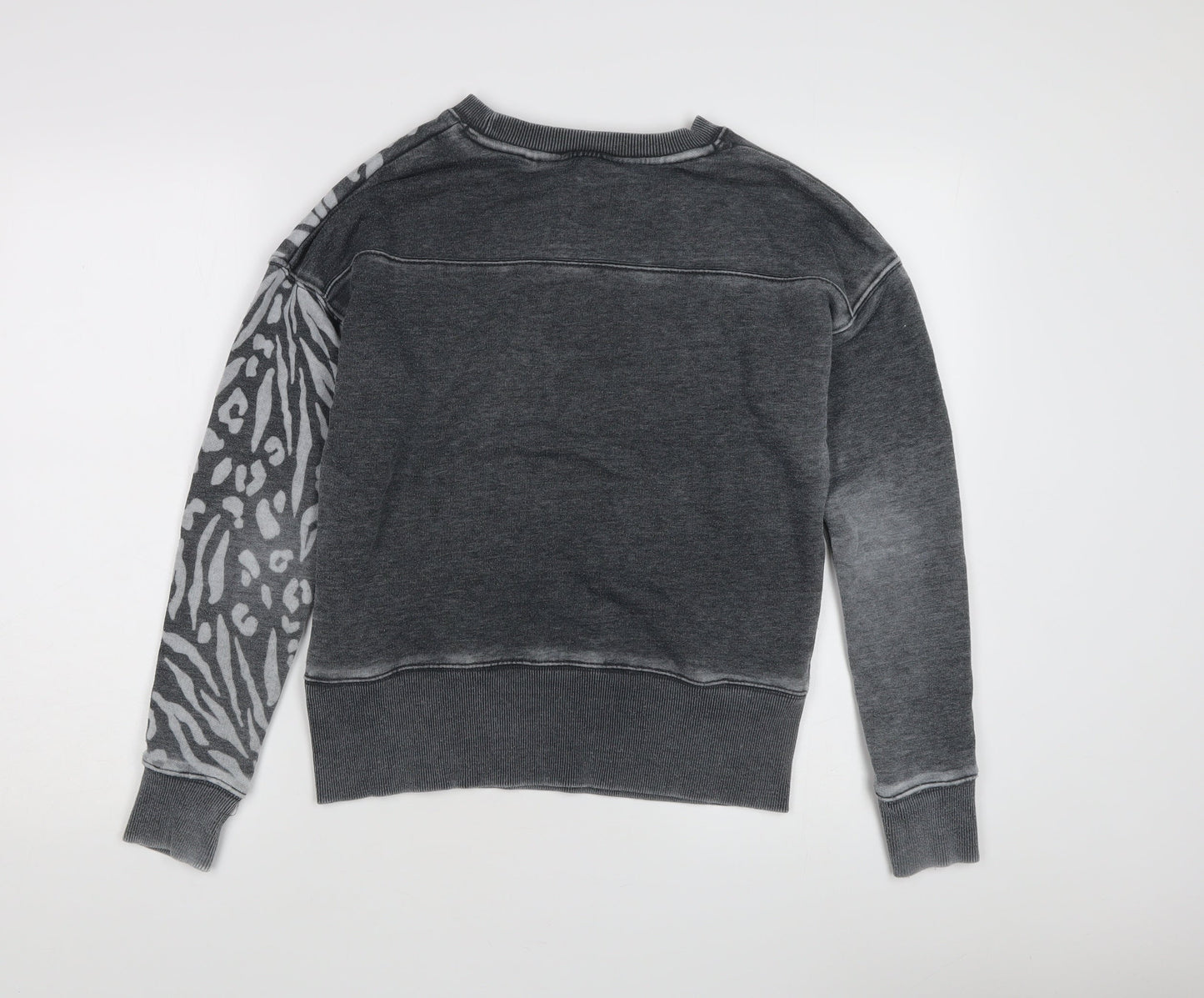 Womens UK Size S NEXT Grey Pullover Sweatshirt