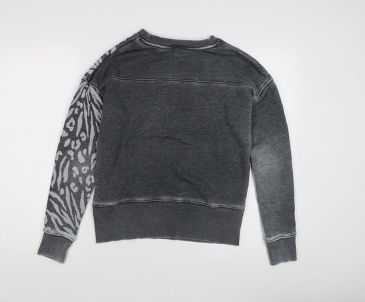 Womens UK Size S NEXT Grey Pullover Sweatshirt