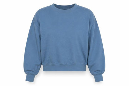 Zara Women's Blue Pullover Sweatshirt Size 10