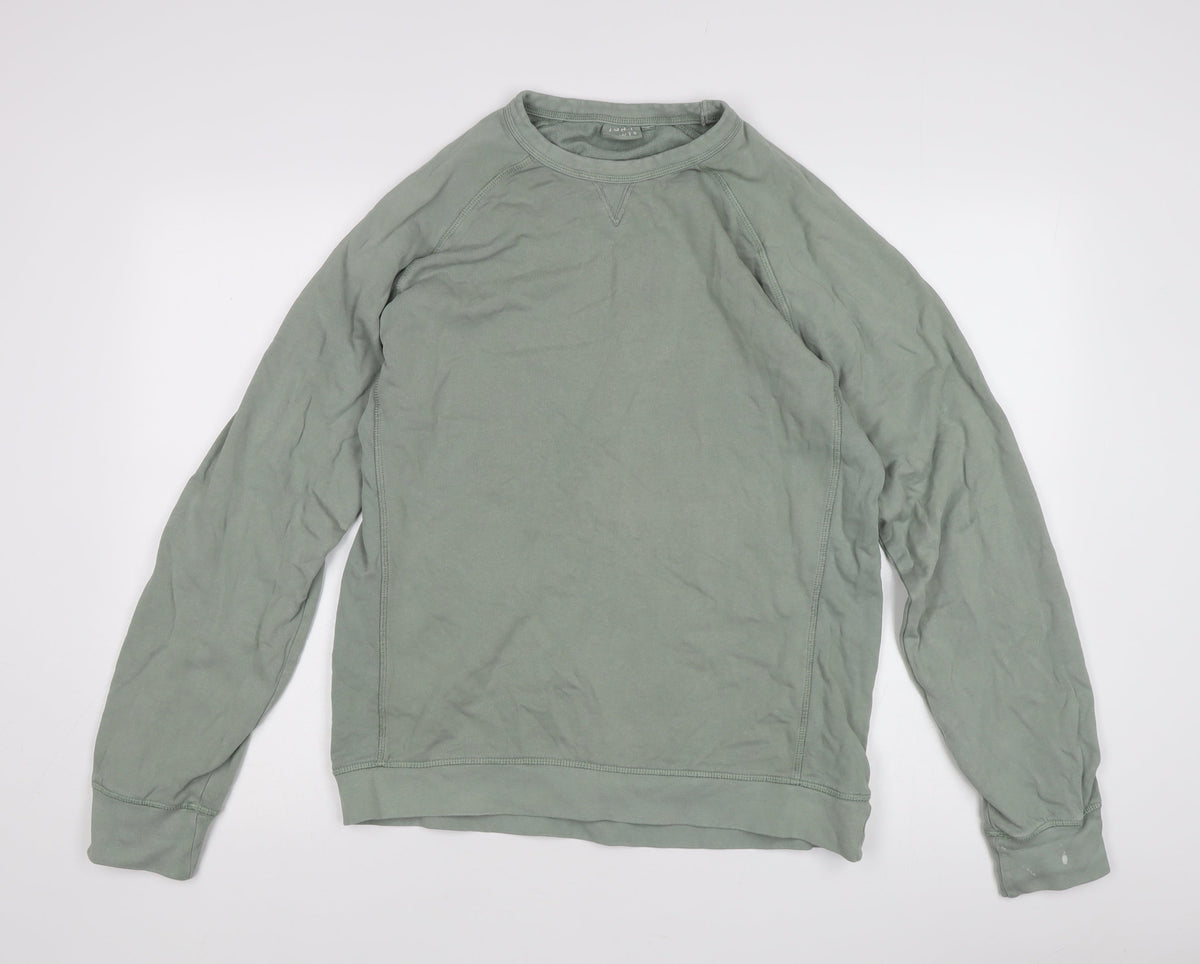 Womens UK Size M John Lewis Green Pullover Sweatshirt